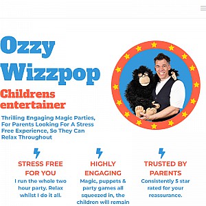 Ozzy Wizzpop Childrens Party Entertainer