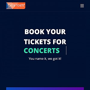 Concertt Tickets, Sports, Broadway and more tickets