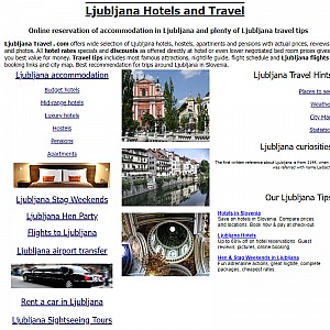 Ljubljana Hotels and Travel