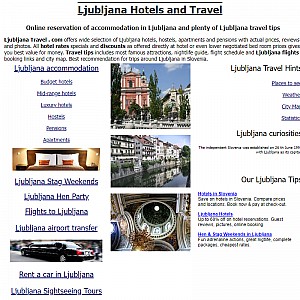 Ljubljana Hotels and Travel