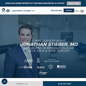 Jonathan R. Stieber, MD - Top Spine Surgeon NYC