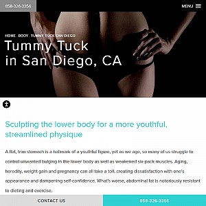 Tummy tuck surgery in San Diego by Dr. Reza Sadrian
