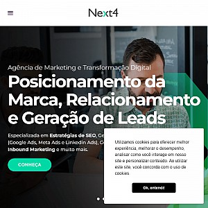 Desenvolvimento de sites, registro de domínios, cadastro de site em buscadores, hospedagem