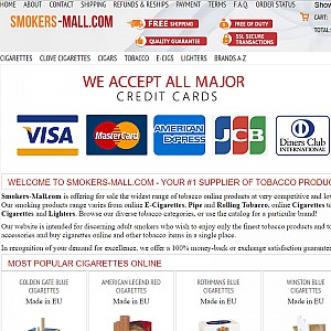 Smokers-Mall.com Store - The Place To Buy Cigarettes