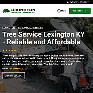 Lexington Tree Cutting & Trimming Services