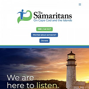 Samaritans on Cape Cod and the Islands - Volunteers who staff crisis hotlines - 800-893-9900