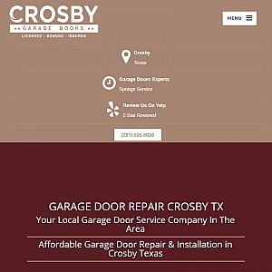 Garage Door Repair Crosby