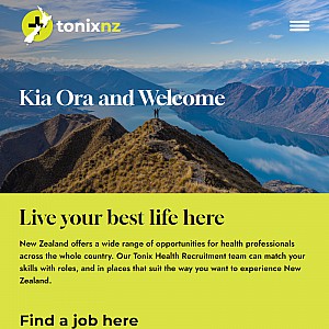 Tonix Health Recruitment New Zealand