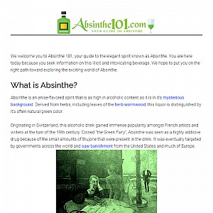 Absinthe 101