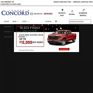 Concord Pontiac GMC New Used Certified Pre-owned Car Truck Vehicle Parts & Accessories Dealer Cali