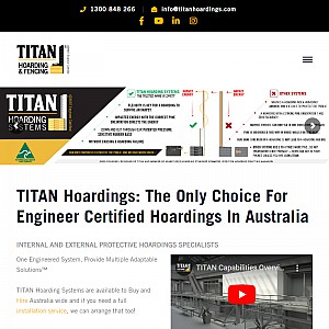 Titan Hoarding Systems - A Class Hoarding Sale and Hire