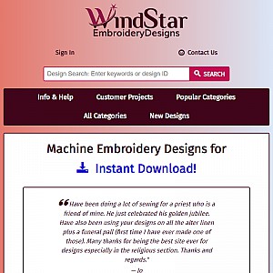 Windstar Embroidery