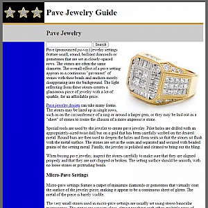 Pave Jewelry Guide