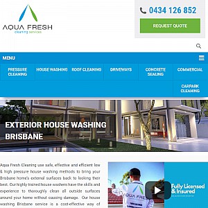 Aqua Fresh Cleaning - House Washing Brisbane