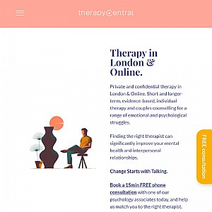 Therapy Central | Counselling, Psychotherapy, CBT & Mindfulness in Central London