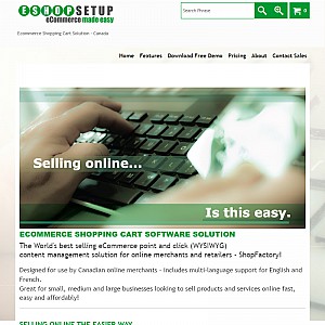 Online Shopping Cart Software Solution ShopFactory Canada
