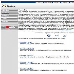 Noise analysers PCE