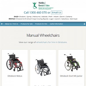 Wheelchair Hire Brisbane & Wheelchair Sales Brisbane
