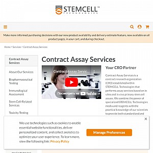 Contract Assay Services and Hemotoxicity Testing Services