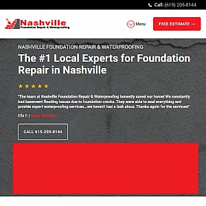 Nashville Foundation Repair & Waterproofing