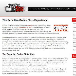 Play Canadian Online Slots Casino