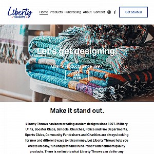 Liberty Logos Custom Stadium Blankets