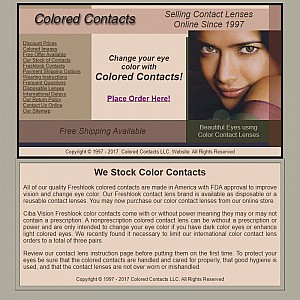 Contact lenses in color