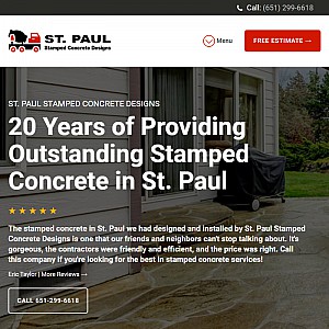 Stamped Concrete St. Paul