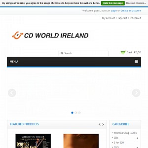 CDWorld - CDs, DVDs and Games Record Shop in Ireland