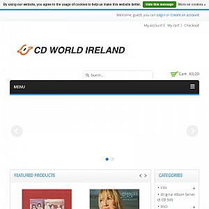 CDWorld - CDs, DVDs and Games Record Shop in Ireland