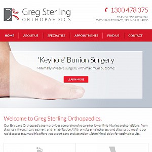 Orthopaedic Surgeon Brisbane - Dr Greg Sterling