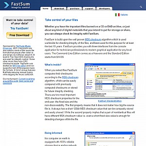 Fast MD5 checksum utility for Windows