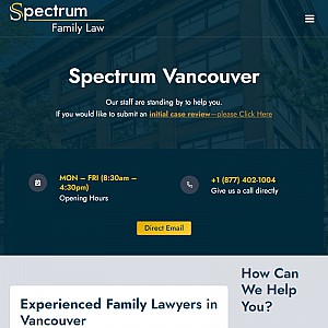Experienced Vancouver Divorce & Family Lawyers | Spectrum Family Law Vancouver