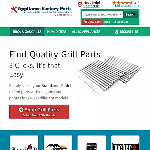 Humidifier Parts & Gas Grill Parts - Appliance Factory Parts