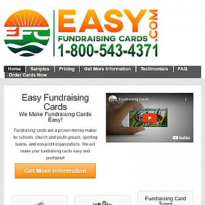 Easy Fundraising Cards - No Upfront Cost - Low Price Guarantee - Highest Profit Fundraiser