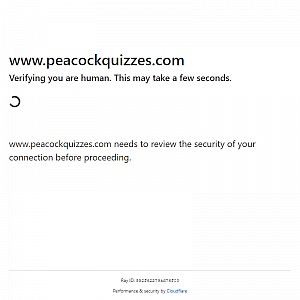 Peacock Quizzes Website