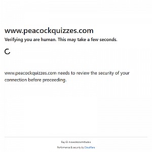 Peacock Quizzes Website