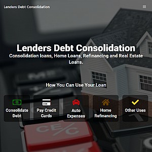 Debt consolidation loan - Debt management advice - Lenders Debt Consolidation