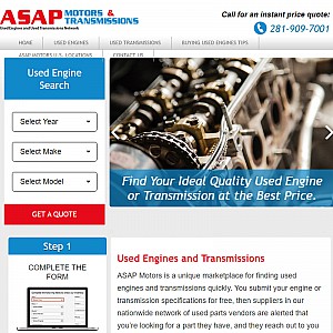 Used Engines, Used Car Engines, Used Truck Engines - ASAP Motors